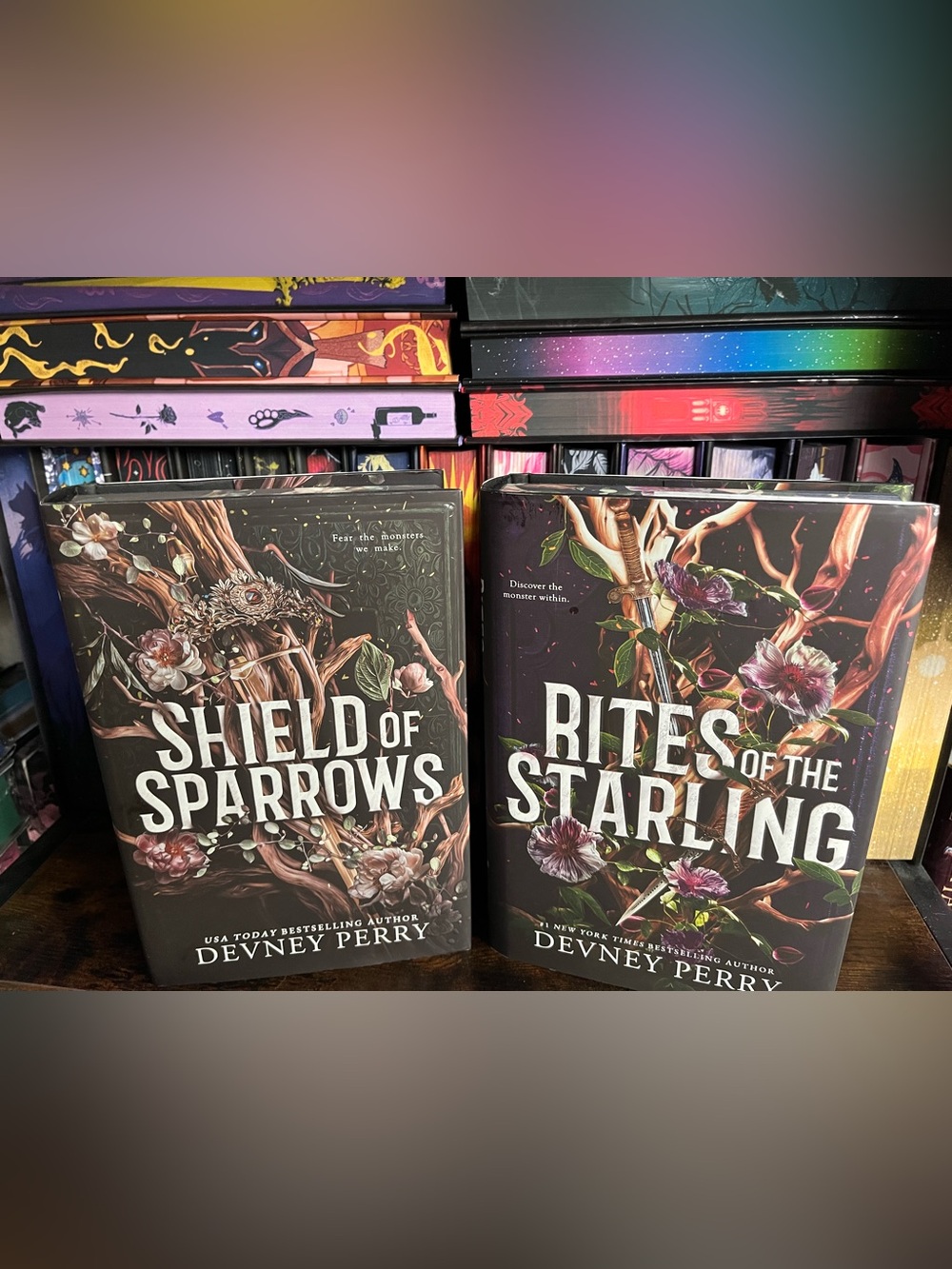 Devney Perry's Shield of Sparrows and Rites of the Starling Deluxe Hardcover Set